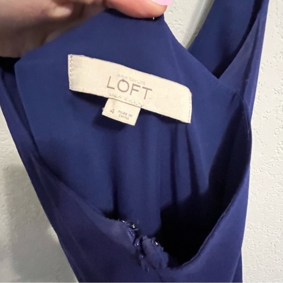 Women's Loft Royal Blue Maxi Dress - Picture 6 of 8